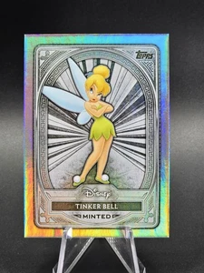 2025 Topps Disney Mint Tinker Bell Base Plata Nivel Refractor #68 - Imagen 1 de 2