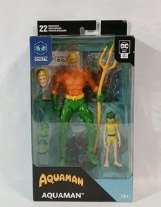 Figura McFarlane DC Classic Aquaman & Qwsp con Digital Coleccionable NUEVO - Imagen 1 de 6