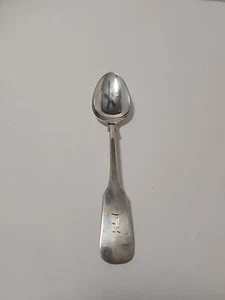 Cucchiaio ovale da dessert zuppa argento sterling 1810 internazionale - 7" - inciso "E" - Foto 1 di 7
