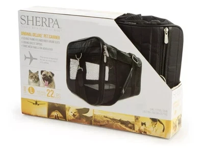 Transportador de mascotas Sherpa Original Deluxe, grande, aprobado por aerolínea Foto 1 de 4