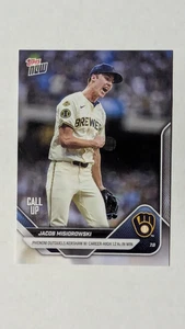 Jacob Misiorowski 2025 MLB Topps NOW Card # 402 Call-Up - Bild 1 von 3