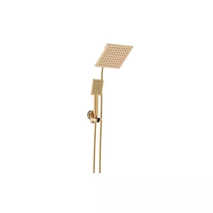 Glacier Bay Modern Collection 8in Square Showerhead W/Handheld Shower Matte Gold - Picture 1 of 6