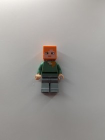 Lego Minecraft Alex min017 (From 21121) Minifigure Figurine Person