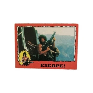 Rambo First Blood Part II &  Rocky II   Individual Trading Cards  1985  vintage - Picture 1 of 1