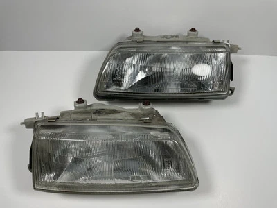 88-91 Honda CRX Civic H4 Headlights SINGLE BULB EDM ZC EF ef8 ef9 SIR SET RARE - Image 1 of 4