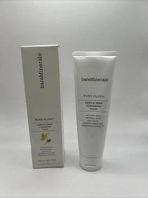 bareMinerals Pure Plush Gentle Deep Cleansing Foam 4.2 oz - New: Sealed - Image 1 of 2