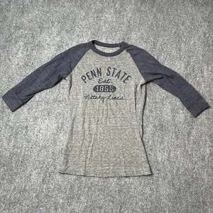 Camisa Penn State Manga Larga Mujer Pequeña Apretada Original Liga Colegial - Imagen 1 de 12