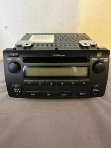 A51813 Toyota Single Disc CD Player Radio Receiver OEM AM/FM 86120-02430 - Bild 1 von 6