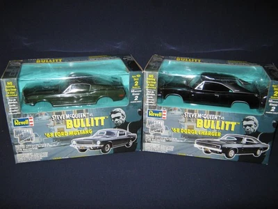 CARGADOR REVELL 1:25 STEVE McQUEEN BULLITT 1968 MUSTANG Y 1968 MODELO COCHES-SELLADO Foto 1 de 4