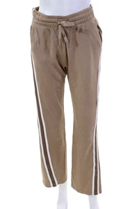 The Upside Womens Striped Trim Drawstring Waist Track Pants Brown Size XS - Picture 1 of 6