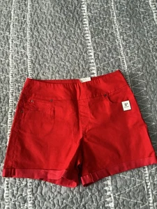 Time And Tru Damen M (8-10) Pull-On Stretch Bündchen Shorts Neu mit Etikett - Bild 1 von 10