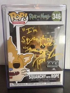 Tom Kenny signiert Squanchy mit Seil Rick and Morty Animation Gewölbt Funko Pop 346 - Bild 1 von 8