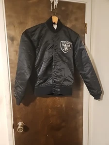 Vintage 80s Oakland Raiders Starter Satin Jacket Los Angeles Small NFL - Bild 1 von 16