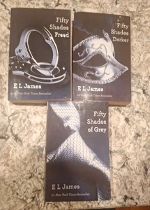 Fifty Shades of Grey Buch Trilogie Set EL James Taschenbücher 1, 2 und 3  - Bild 1 von 4