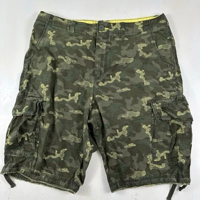 Pantalones Cortos Urban Pipeline Cargo Ripstop Para Hombre 36 Verde Camuflaje Militar Y2K Patinador Foto 1 de 4