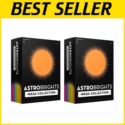 Mega Collection Joyful 5-Color Paper, 625 Sheets, 24 lb, Vivid Assortment Pack - Image 1 of 4