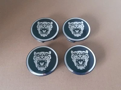 NEW GENUINE JAGUAR WHEEL CENTRE CAP BADGES GREEN X S-TYPE X300 X308 X350 X358 XJ - Image 1 of 4