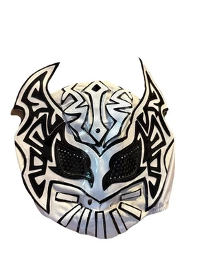 WWE Sin Cara Replica Lucha Dragons Mask Official Black/White 2018 New Unworn - Image 1 of 3