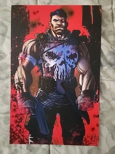 The Punisher Original Kunst Und Signiert - Bild 1 von 9