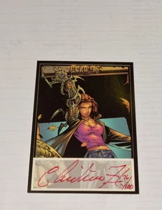 2000 Witchblade Millennium Top Cow Autographed Card signed Christina Z. 76/100 - Picture 1 of 2