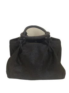 NEW CHICOS Handbag Brown Floral Embossed Faux Leather Marissa Tote Stud Bottom - Picture 1 of 9