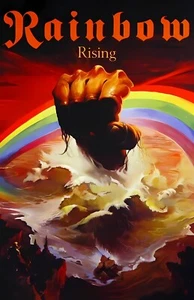 Póster Rainbow Rising 1976 11x17 Ronnie James Dio Ritchie Blackmore Deep Purple - Imagen 1 de 1