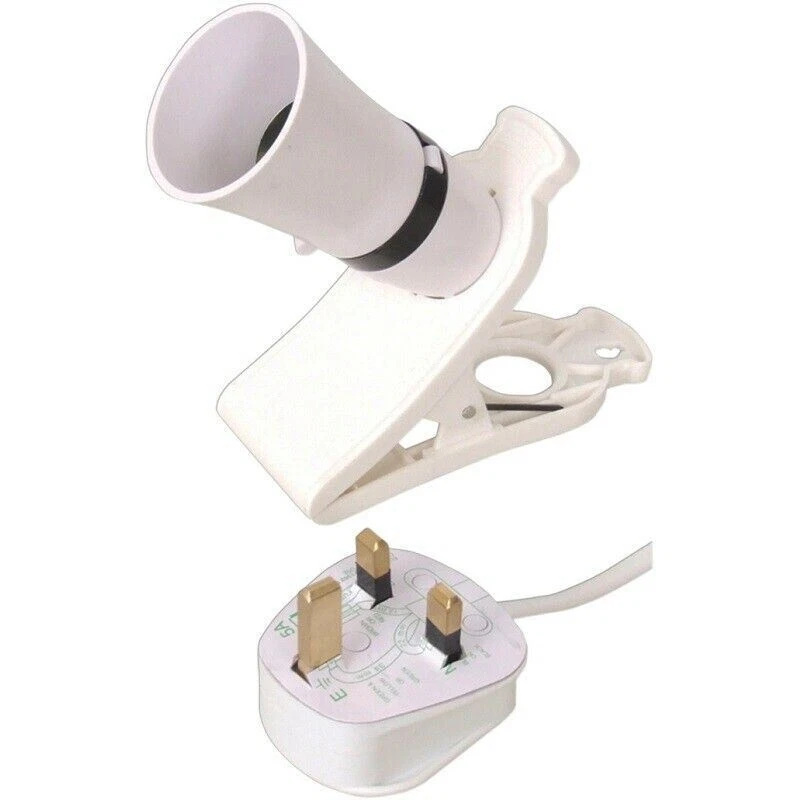 White 60 W T1 Clip on Light With 800 Mm Lead Eagle E301NA