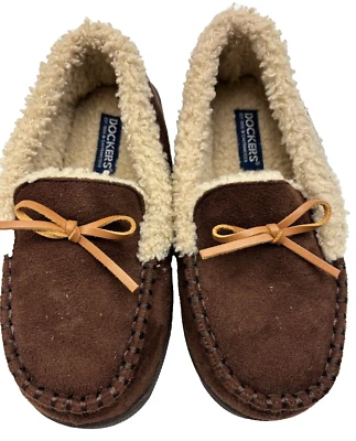 Mocasines Dockers Zapatillas Marrón Polar Forrado Difuso Unisex 13-1 Niños Foto 1 de 4