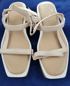Damen-Sandale Größe 9 1/2 M elegant Freizeit New Day Korksohle Einzelhandel 29,99 - Bild 1 von 4