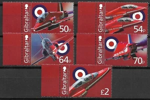 GIBRALTAR - 2014 MNH "50th Anniversary Of RED ARROWS" Complete Set (A) !! - Picture 1 of 1