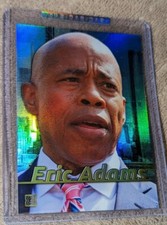 G.A.S Trading Cards S2 #5 NY Mayor Eric Adams RARE Limited /20 Holo Bitcoin