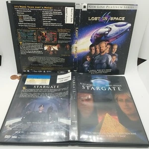Lost in Space (1998)  &  STARGATE (1994)  2 Sci-Fi DVD LOT - Picture 1 of 17