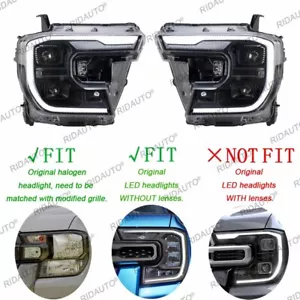 LED Headlight Assembly Fit For NEXT GEN FORD RANGER 2022-2025 SPORT XLT XLS - Picture 1 of 9