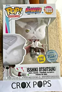 ISSHIKI OTSUTSUKI BORUTO GLOW FE 1655 Funko Pop Vinyl New in Mint Box +Protector - Picture 1 of 1