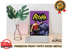 Batman Robin Vintage Classic TV Show Movie Premium METAL Poster Art Print Gift