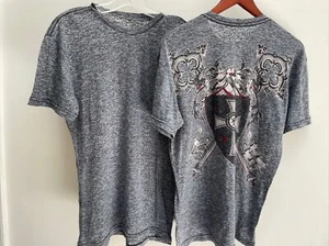 new Royal Underground Men BLACK COTTON POLY S/S BO 85021 t shirt Size S - Picture 1 of 4