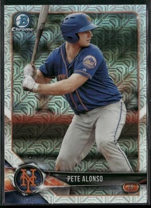 Pete Alonso 2018 Bowman RC Chrome Prospects Mega Box Refractor #BCP137 METS C493 - Bild 1 von 2