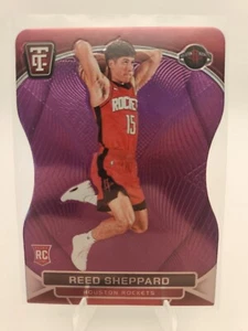 2024-25 Totally Certified Reed Sheppard #162 Purple Platinum Mirror Die-Cut (RC) - Picture 1 of 3