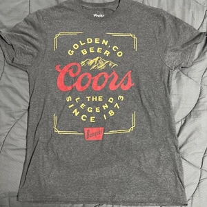 New Coors Banquet Beer T-shirt-medium - Picture 1 of 3