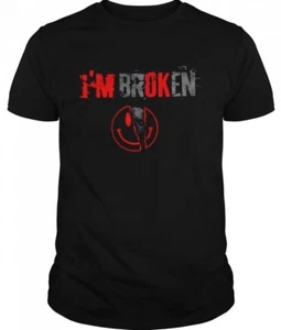 Livereid I’m Broken T-Shirt - Picture 1 of 1