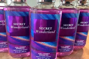 5 (FIVE) SECRET WONDERLAND 10oz Aloe & Vitamin E SHOWER GEL Bath and Body Works - Picture 1 of 2