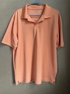 Covington Polo Shirt Men’s Large Short Sleeve Orange Tee Golf T-shirt - Picture 1 of 10