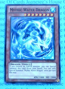 Mythic Water Dragon SHSP-EN011 Common Yu-Gi-Oh Card 1st Edition New - Picture 1 of 3
