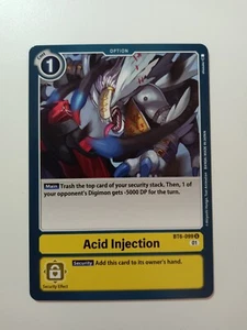Acid Injection BT6-099 U Digimon CCG TCG Card - Picture 1 of 1