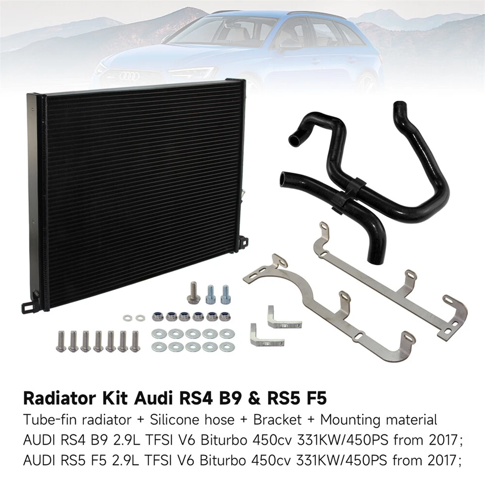 Kit de soporte de manguera de radiador de competición para Audi RS4 B9 / RS5 F5 331KW/450PS 2017+ Foto 1 de 4