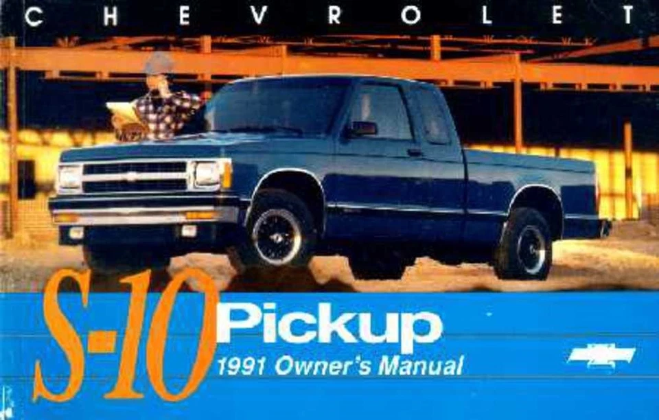 1991 Chevrolet S10 S-10 Pickup Owners Manual User Guide Reference Operator Book - Imagem 1 de 1