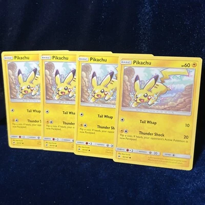 Pikachu 40/147 Burning Shadows Non-Holo Pokemon Card 4 - Image 1 of 4
