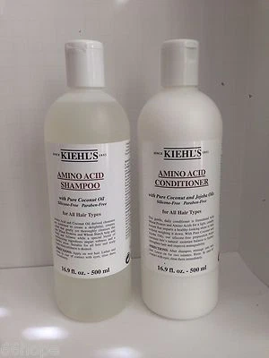 CHAMPÚ Y ACONDICIONADOR AMINOÁCIDOS KIEHL'S 16,9 OZ/500 ML CADA UNO NUEVO Foto 1 de 2
