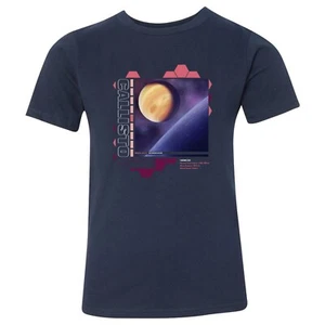 Callisto Moon of Jupiter Solar System Space Graphic Art Kids Youth Unisex Tee - Picture 1 of 7