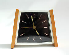 Vintage 1950s Mauthe West Germany table shelf mechanical alarm clock